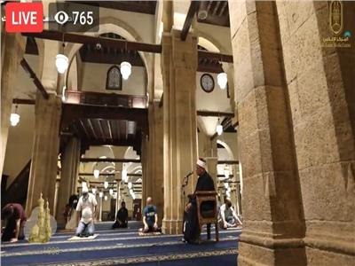 بث مباشر| صلاة العشاء الأولى «جماعة» في الجامع الأزهر بعد إعادة فتح المساجد
