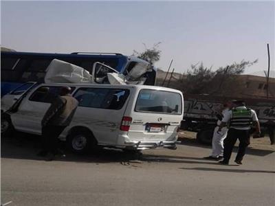 مصرع وإصابة 13 شخصا في حادث تصادم بالطريق الساحلي بالإسكندرية