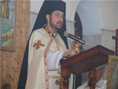 كنيسة مار جرجس بالقصيرين تستقبل النائب البطريركي