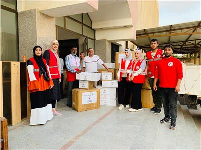 الهلال الأحمر: إرسال مساعدات طبية لمحافظة شمال سيناء