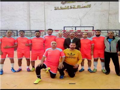 فريق محافظة الجيزة يواجه مصر المقاصة في دوري كرة القدم الخماسي