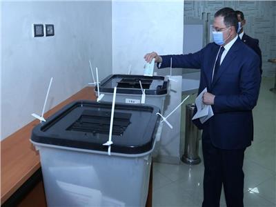 وزير الداخلية يدلي بصوته في إنتخابات مجلس الشيوخ 2020