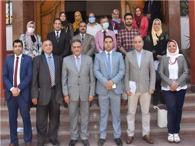 لجنة جامعة عين شمس لمحو الأمية في ضيافة الهيئة العامة لتعليم الكبار