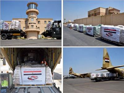 تاسع رحلات الجسر الجوي.. مصر تواصل تكثيف رحلاتها لإرسال المساعدات إلى لبنان