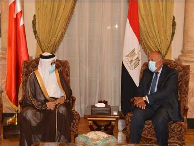 بيان مُشترك عن جلسة المباحثات الرسمية بين وزيري خارجية مصر والبحرين