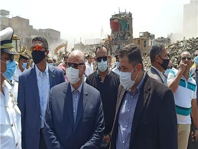 محافظ القاهرة يتفقد أعمال إزالة منطقة سيدي فرج العشوائية بحي روض الفرج