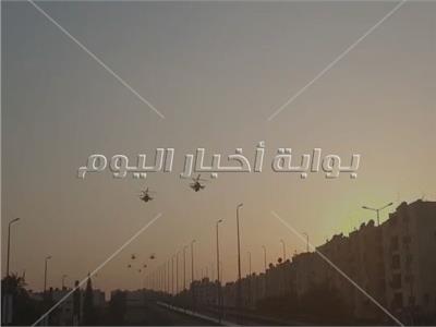 فيديو..القوات المسلحة تشارك المصريين احتفالات أكتوبر بـ«الطائرات»