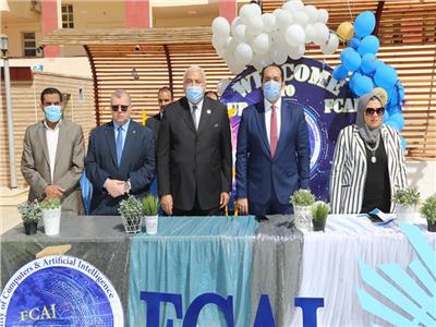 افتتاح كلية الحاسبات والذكاء الاصطناعى بجامعة السادات 