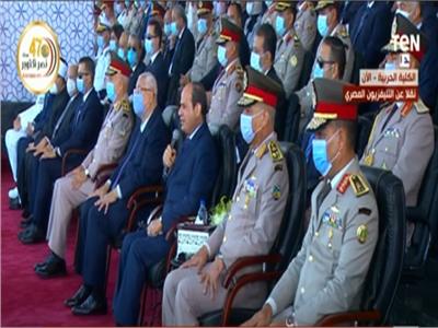فيديو| الرئيس السيسي: قوة الجيش قادرة على حماية أرضها ووطنها