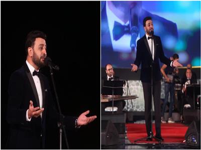 أحمد عفت يتقمص شخصية العندليب بحفل «الموسيقى العربية»