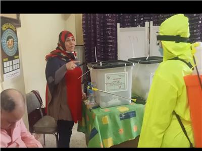 انتخابات النواب 2020| اجراءات احترازية بلجنة روض الفرج لمنع «كورونا» 