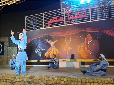 صور |«تراث سيناوي» يشعل أجواء مهرجان شرم الشيخ للمسرح الشبابي 