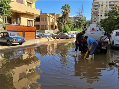 الجيزة: قطع المياه عن منطقة العمرانية الشرقية وجاري الإصلاح