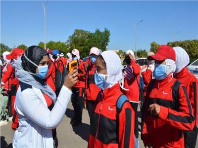 يوم رياضي للطالبات بجامعة أسوان ضمن مبادرة «الرياضة أمن قومي» 