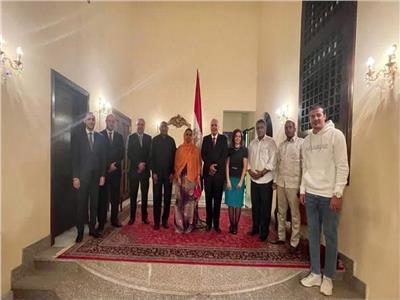 السفير المصري بـ«جيبوتي» يبحث تعزيز التعاون مع وزيري «الإسكان والشباب»