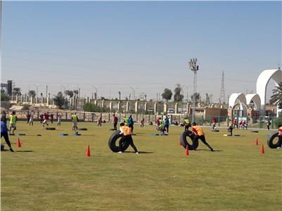 رئيس جامعة أسوان يشهد تدريبات اللياقة البدنية تحت شعار «الرياضة أمن قومي»