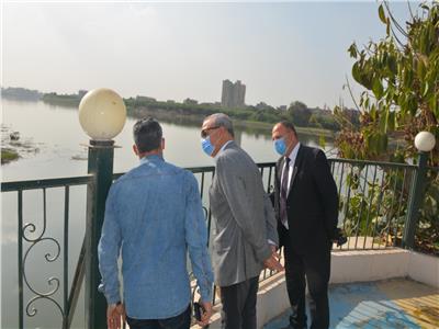 محافظ القليوبية يتابع أعمال المرحلة الثانية من ممشى النيل ببنها