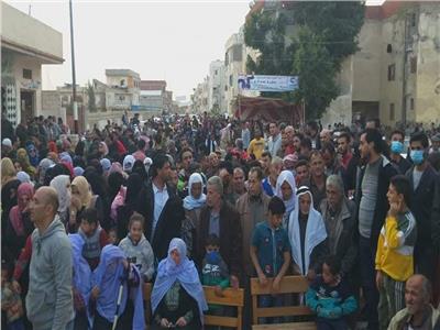 توافد مكثف للناخبين علي لجان الانتخابات في سيناء
