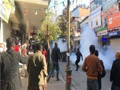 إصابات بين متظاهرين في السليمانية بسبب الغاز المسيل للدموع
