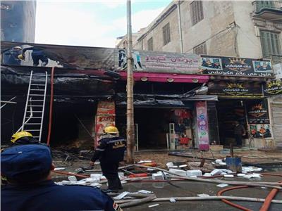 صور| السيطرة على حريق مخبز في الإسكندرية بسبب تسرب غاز