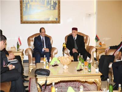 رئيس المخابرات العامة يلتقي رئيس البرلمان الليبي