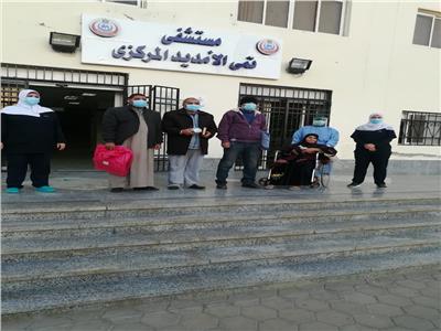 مغادرة 7 متعافين من كورونا مستشفيي حميات المنصورة وتمى الأمديد
