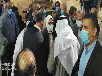 تجهيز مستشفيات العزل ومواقع التطعيم بلقاح كورونا في شمال سيناء