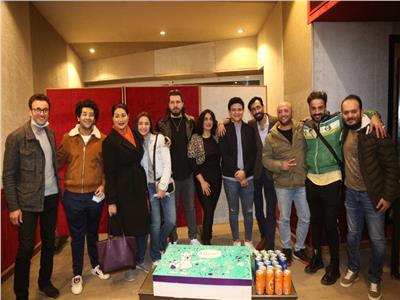 وفاء عامر وقماح والتيتي وجيزو يحتفلون بنجاح «مصري»| صور