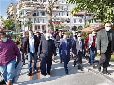 وزير الأوقاف يتفقد حديقة «فريال» التاريخية ببورسعيد‎