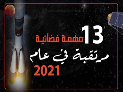 إنفوجراف | 13 مهمة فضائية مرتقبة في 2021