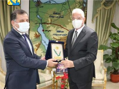 محافظ جنوب سيناء يستقبل سفير جمهورية طاجيكستان بالقاهرة