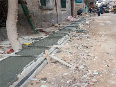 محافظ الغربية يتابع رصف الطرق بحي ثان طنطا 