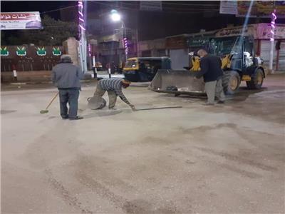 رئيس مدينة طهطا تقود أول حملات النظافة والتجميل  بالمدنية