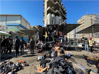 فيديو.. لحظة وقوع انفجار سوق بغداد