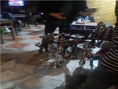 مصادرة 340 شيشة في حملات مفاجئة على مقاهي وكافيهات الإسكندرية