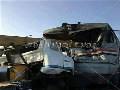 رئيس مدينة القوصية: رافعة ونش وراء حادث قطار الصعيد