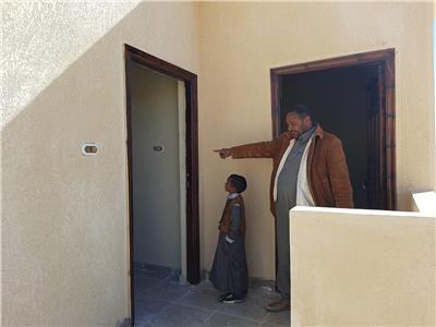 الانتهاء من تنفيذ منازل بدويه للأسر الأكثر احتياجا بقرية بهي الدين بواحة سيوة 