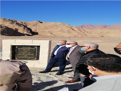 وزير الموارد المائية يتفقد أعمال الحماية من مخاطر السيول بجنوب سيناء
