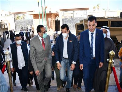وزير الرياضة يصل شمال سيناء لافتتاح مهرجان بمدينة العريش
