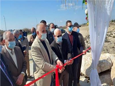وزير الري والمحافظ يفتتحان مشروع إنشاء ٥ رؤوس حجرية ببورسعيد
