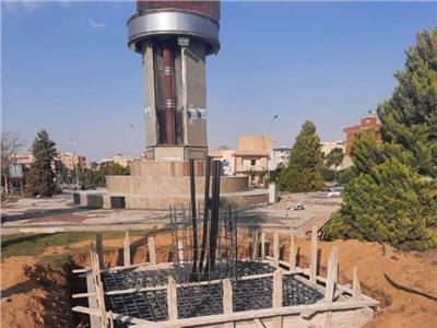 بدء تنفيذ أبراج كهرباء الـ«هاي ماست»  بالميادين الرئيسية بمدينة بدر