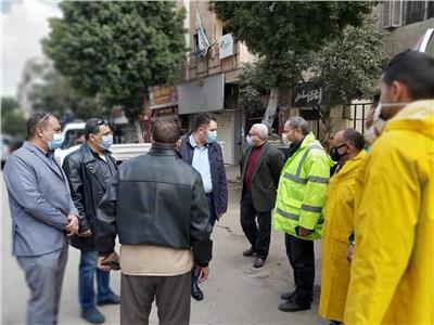نائب محافظ القاهرة يتابع استعدادات حي الساحل للأمطار