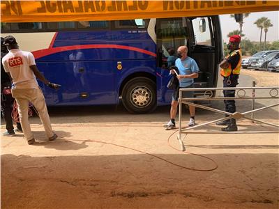 حافلة الزمالك تصل ملعب مواجهة تونجيت السنغالي