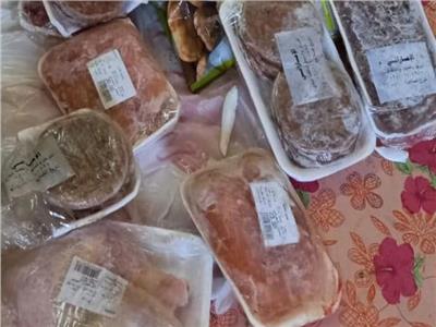 ضبط لحوم وأغذية منتهية الصلاحية في بني سويف