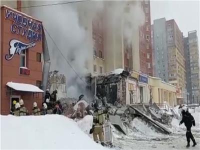 انفجار أسفل مبنى سكني وسط روسيا