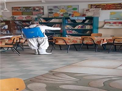 «جهاز الشروق»: تعقيم المدارس تزامناً مع استئناف العام الدراسي ضد كورونا