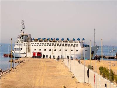 «التحرر الحذر».. ميناء الطور يستقبل أول سفينة تجارية منذ اندلاع «كورونا» | صور