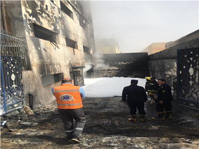 ننشر أسماء المصابين في حادث حريق مصنع العبور داخل مستشفى بلبيس العام