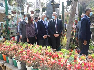 محافظ الجيزة يدعو المواطنين لزيارة معرض زهور الربيع بحديقة الأورمان