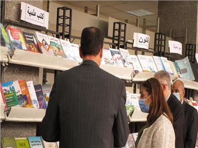 انطلاق فعاليات المعرض السنوي الخامس للكتاب بجامعة حلوان